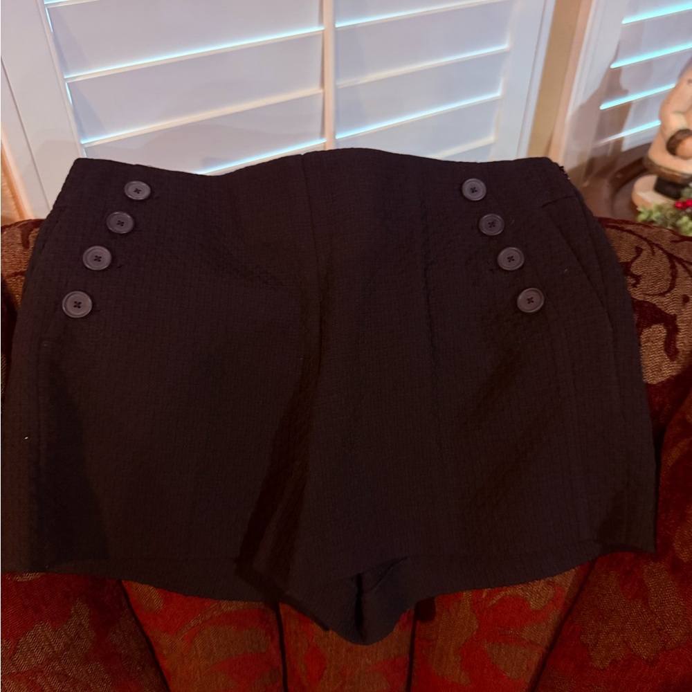 Ann Taylor Black High Waist Women's Shorts